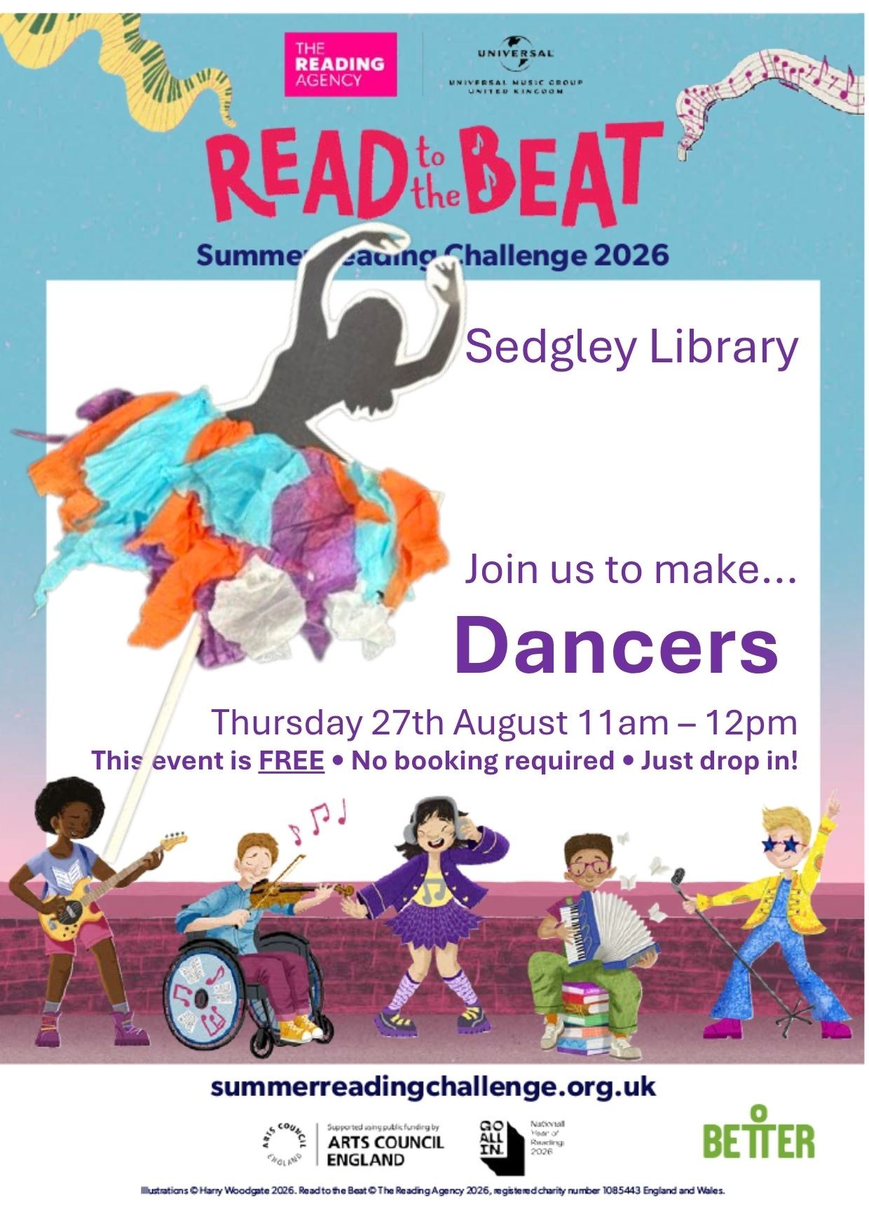 Sedgley Library - Summer Reading Challenge: Dancers